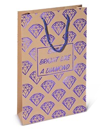 4nio - FS-0010 DIAMOND KRAFT KARTON POŞET