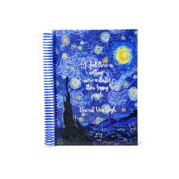 4nio - FS-0024 VAN GOGH SPİRAL DEFTER 4nio - FS-0024 VAN GOGH SPİRAL DEFTER