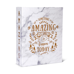 4nio - FS-0025 BEYAZ MERMER MEGA KİTAP KUTU