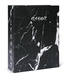 4nio - FS-0025 SİYAH MERMER MEGA KİTAP KUTU