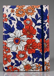 FS-0037 TURUNCU ÇİÇEK DEFTER - Thumbnail