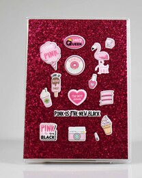 NIO-0004 FUŞYA PINK SİMLİ DEFTER - Thumbnail