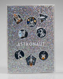 NIO-0004 GRİ ASTRONOT SİMLİ DEFTER - Thumbnail