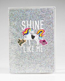 NIO-0004 GRİ SHINE SİMLİ DEFTER - Thumbnail