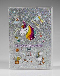 NIO-0004 GRİ UNICORN SİMLİ DEFTER - Thumbnail