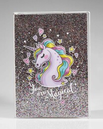 NIO-0004 KOYU GRİ MAGICAL SİMLİ DEFTER - Thumbnail