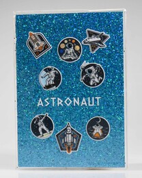 NIO-0004 MAVİ ASTRONOT SİMLİ DEFTER - Thumbnail