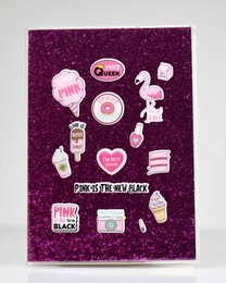NIO-0004 MOR PINK SİMLİ DEFTER - Thumbnail