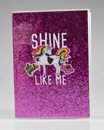 NIO-0004 MOR SHINE SİMLİ DEFTER - Thumbnail