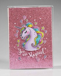NIO-0004 PEMBE MAGICAL SİMLİ DEFTER - Thumbnail