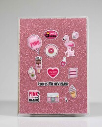NIO-0004 PEMBE PINK SİMLİ DEFTER - Thumbnail