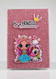 NIO-0004 PEMBE PRENSES SİMLİ DEFTER - Thumbnail