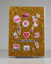 NIO-0004 SARI PINK SİMLİ DEFTER - Thumbnail