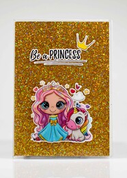 NIO-0004 SARI PRENSES SİMLİ DEFTER - Thumbnail