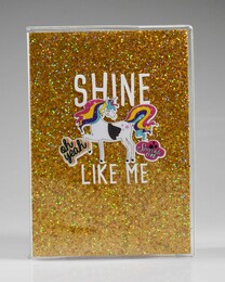 NIO-0004 SARI SHINE SİMLİ DEFTER - Thumbnail