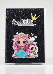 NIO-0004 SİYAH PRENSES SİMLİ DEFTER - Thumbnail