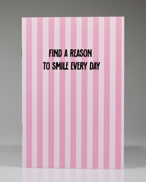 NIO-0006 PEMBE ÇİZGİLİ DEFTER - Thumbnail