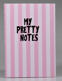 NIO-0023 PEMBE ÇİZGİLİ DEFTER - Thumbnail