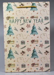 4nio - NIO-0030 BEYAZ ÇAM AĞAÇ KARTON POŞET