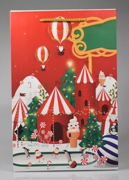 4nio - NIO-0030 KIRMIZI BALON KARTON POŞET