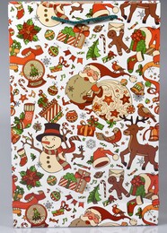 4nio - NIO-0030 YILBAŞI FİGÜRLÜ KARTON POŞET