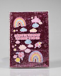 NIO-0031 GÖKKUŞAĞI SİMLİ SULU DEFTER - Thumbnail