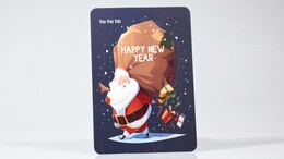 4nio - NİO-0040 ÇANTALI NOEL BABA KARPOSTAL