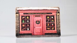 4nio - NİO-0040 PEMBE NOEL DÜKKANI KARPOSTAL