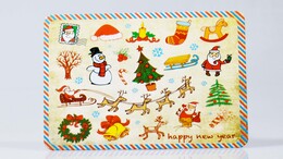 4nio - NİO-0040 YENİ YIL FİGÜRLÜ KARPOSTAL