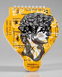 4nio - NIO-0041 GRAFİTİ ŞEKİLLİ DEFTER