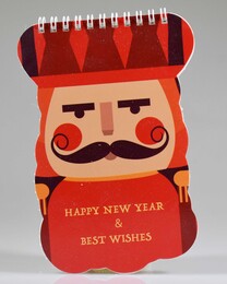 4nio - NIO-0041 KURŞUN ASKER ŞEKİLLİ YILBAŞI NOT DEFTER