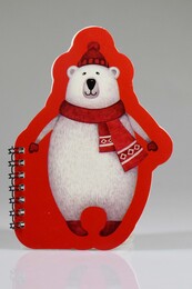 4nio - NIO-0041 KUTUP AYISI ŞEKİLLİ YILBAŞI NOT DEFTER