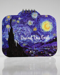 4nio - NIO-0041 VAN GOGH ŞEKİLLİ DEFTER