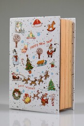 4nio - NIO-0043 BEYAZ KARIŞIK YILBAŞI KÜÇÜK KUTU