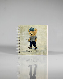 NIO-0044 STİL AYI MİNİ SPİRAL DEFTER - Thumbnail