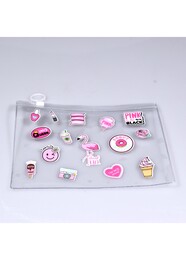 4nio - NIO-0053 PINK ŞEFFAF ÇANTA