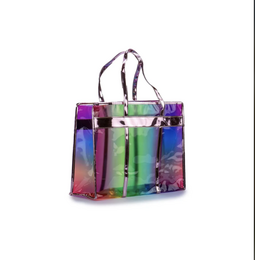 4nio - NIO-0054 PEMBE HOLOGRAM PLAJ ÇANTA 4nio - NIO-0054 PEMBE HOLOGRAM PLAJ ÇANTA