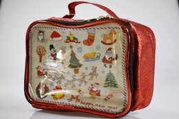 4nio - NIO-0058 KARIŞIK YILBAŞI SİMLİ ŞEFFAF ÇANTA