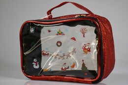 4nio - NIO-0058 YILBAŞI GEYİK SİMLİ ŞEFFAF ÇANTA