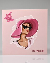 NIO-0070 PEMBE ŞAPKALI DEFTER - Thumbnail