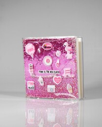NIO-0077 PINK SİMLİ SULU DEFTER - Thumbnail