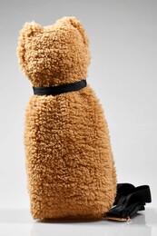 4nio - NIO-0084 CAMEL KEDİ PELUŞ ÇANTA