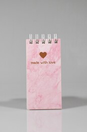 NIO-0104 PEMBE MERMER MİNİ SPİRAL DEFTER - Thumbnail