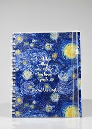 4nio - NIO-0105 VAN GOGH ÇANTALI SPİRAL DEFTER