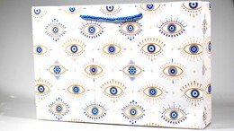 4nio - NIO-0107 GÖZ YATAY KARTON POŞET