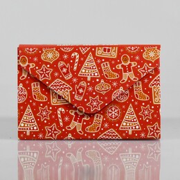 NIO-0138 GİNGERBREAD KÜÇÜK ZARF DEFTER - Thumbnail