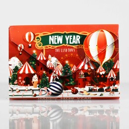 NIO-0138 KIRMIZI BALON KÜÇÜK ZARF DEFTER - Thumbnail