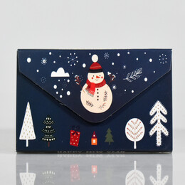 NIO-0138 LACİVERT KARDAN ADAM KÜÇÜK ZARF DEFTER - Thumbnail