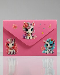 NIO-0138 UNICORN KÜÇÜK ZARF DEFTER - Thumbnail