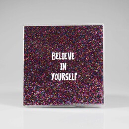 4nio - NIO-0140 KOYU PEMBE BELIEVE SİMLİ DEFTER